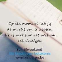 Zinderen - Verbindend Schrijven & Levensverhaal